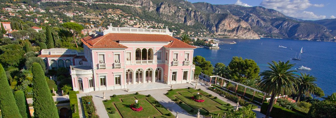 Villa and Gardens Ephrussi de Rothschild, St-Jean-Cap-Ferrat France.