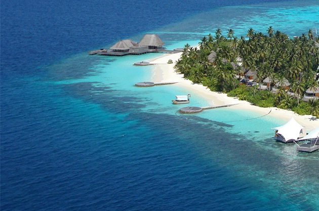 Beautiful Island in Maldives