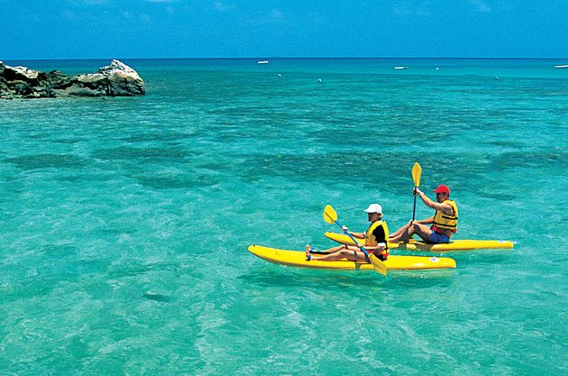 Kayaking in Great Barrier Reef