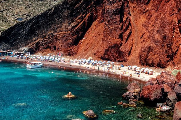 Red Beach Santorini