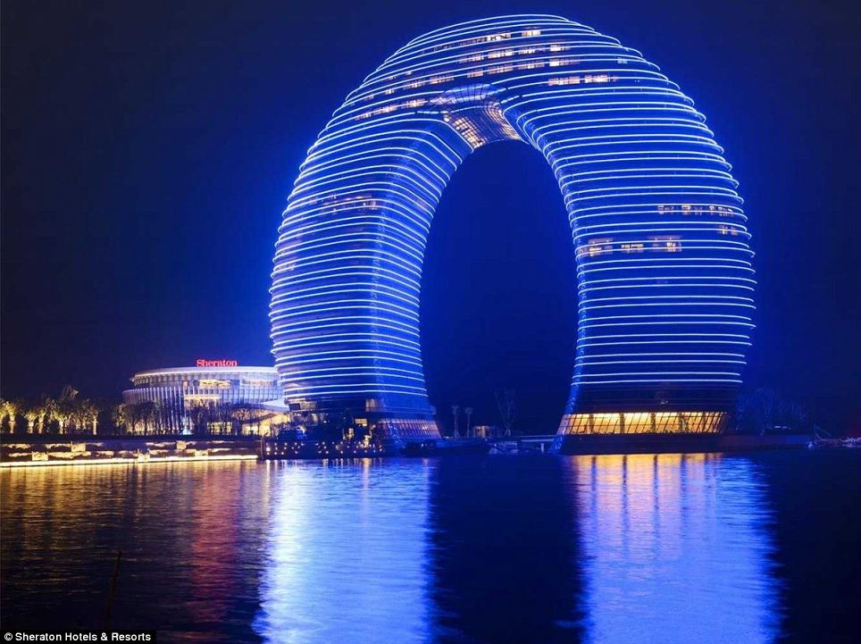China’s doughnut-shaped hotel is one of the wackiest designs ever!