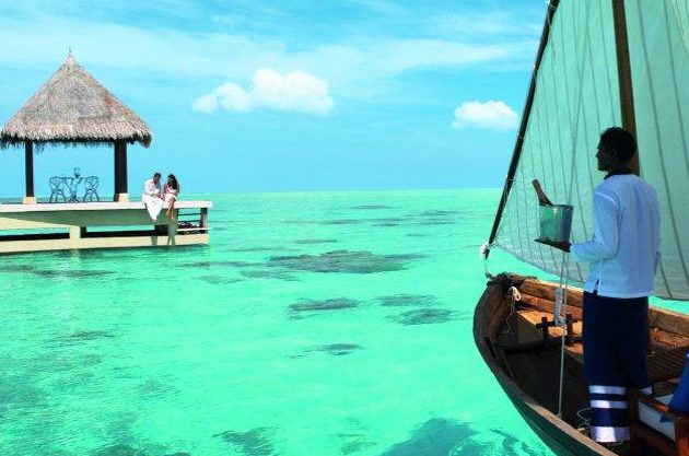 Taj Exotica Maldives, Romantic Dinning Ocean Pavilion