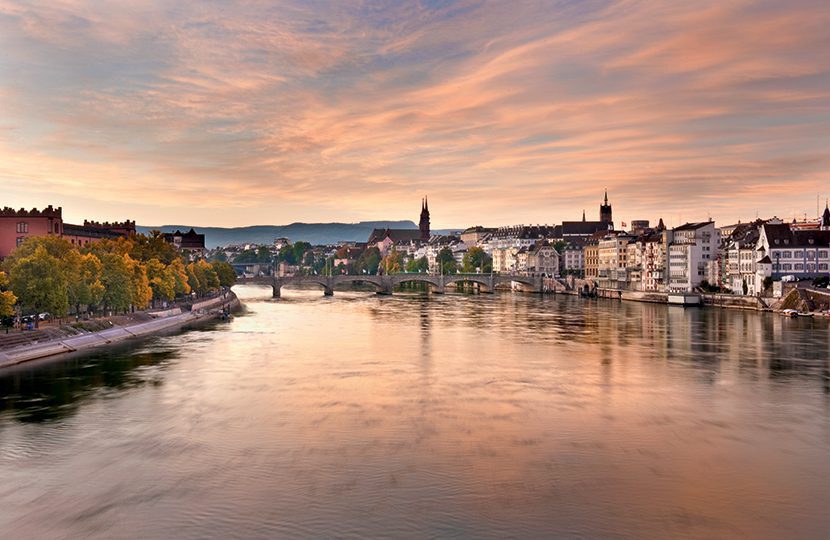 Early morning on the Rhine in Basel