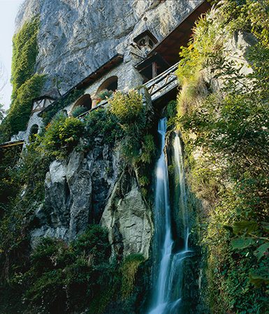 Beautiful waterfalls along the way