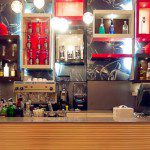 The bar in Movich Hotel, Cartagena de Indias, Colombia