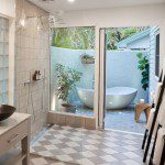 All new South Suite at Orpheus Island with modern semi-outdoor bathroom