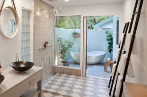 All new South Suite at Orpheus Island with modern semi-outdoor bathroom