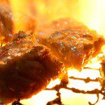 Flaming beef cubes from LA Canh Nha Trang