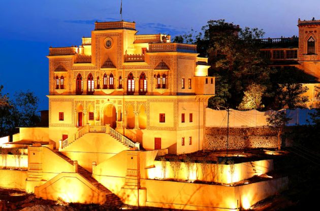 Ananda palace at dusk