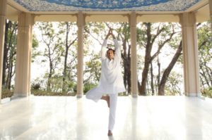 India Ananda yoga at the Hawa Mahal