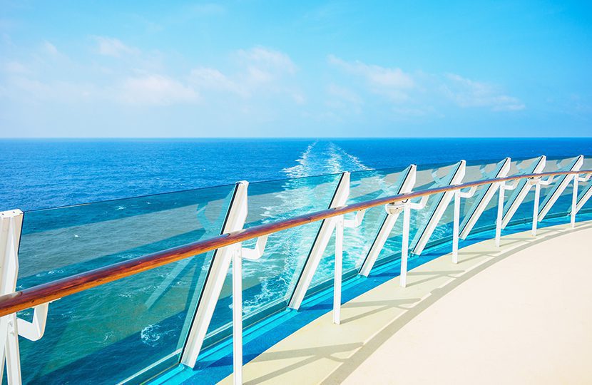 deck of luxury cruise ship, atiger