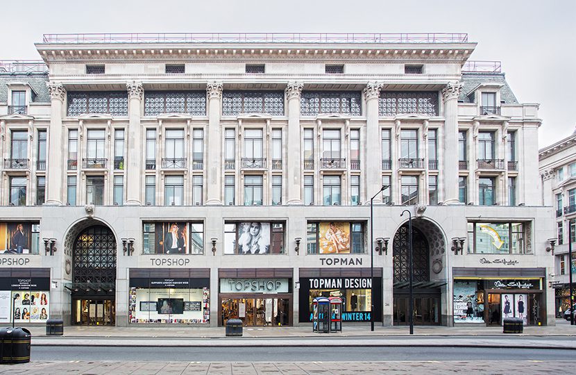 Topshop store front