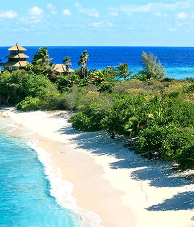 Surprises on Necker Island include a rumoured champagne-pouring mermaid, photo credit virginlimitededition.com