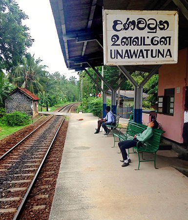 Railway station Unawatuna