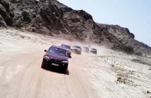 The BMW X5's roll through gorges, savanna and bushveld with satisfying ease