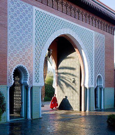 Royal Mansour's larger than life main entrance