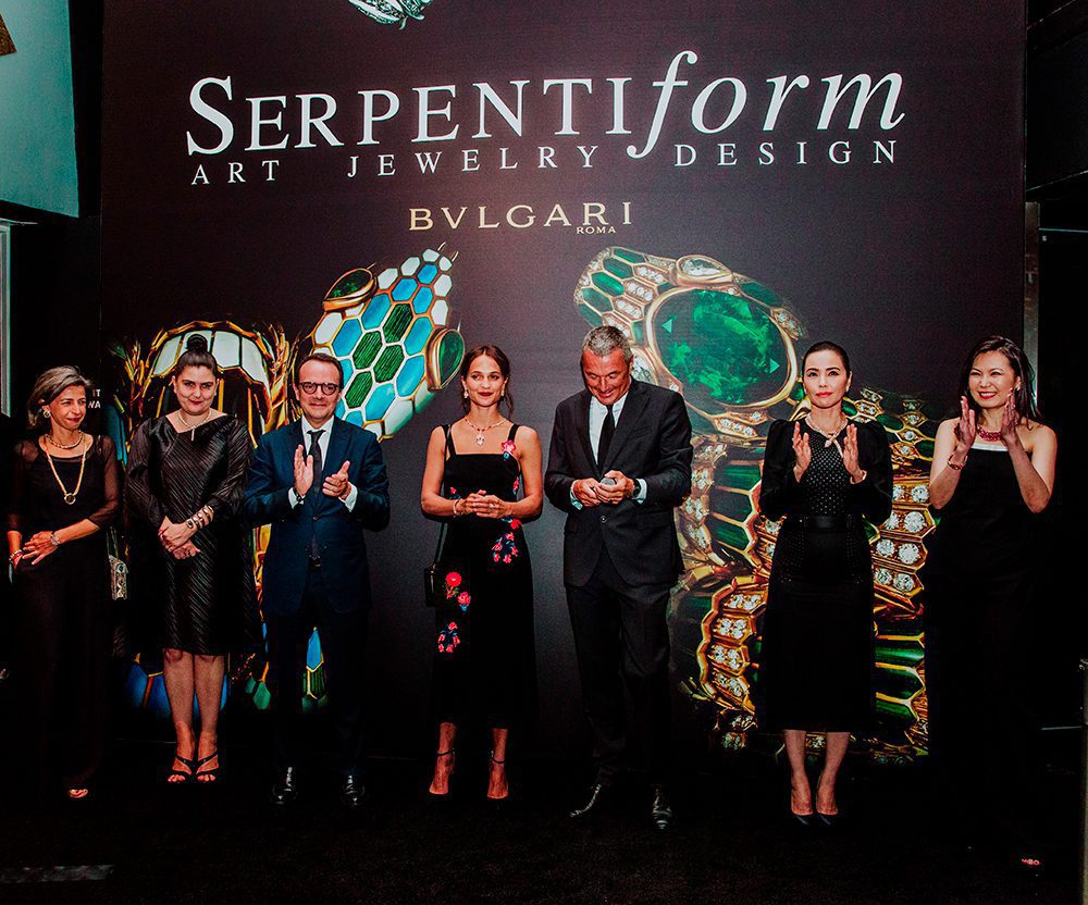 Bvlgari Serpentiform Ribbon Cutting Ceremony