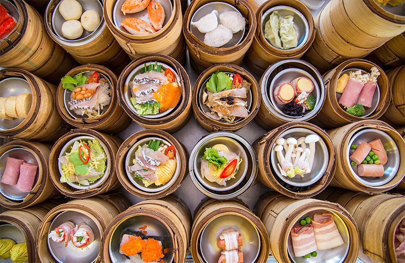 Steamed dim sum containers