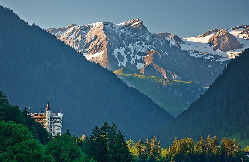 Gstaad Palace beautiful setting