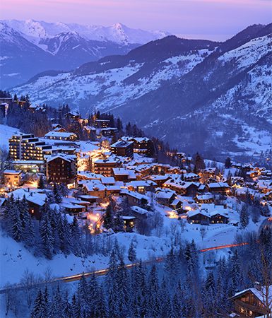 The Three Valleys in Courchevel by David Andre