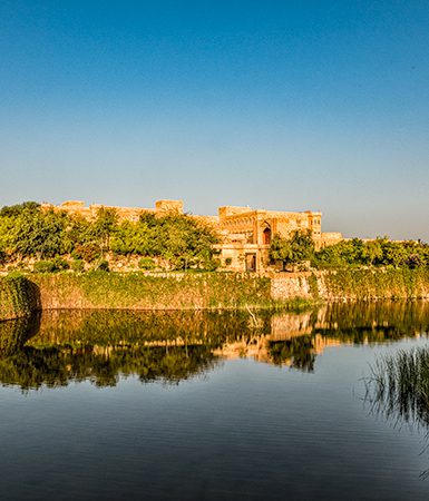 Suryagarh as seen from the lake