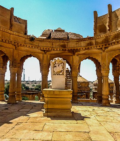 A Maharaja’s tomb at Bada Bagh