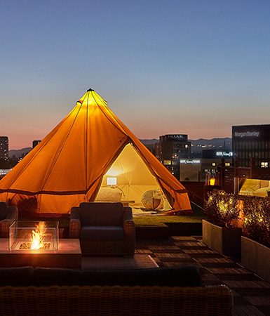 Urban Glamping at Four Seasons Beverly Wilshire