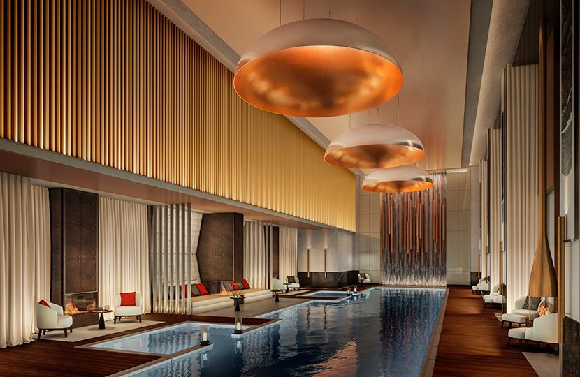 Aman New York spa pool