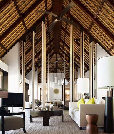 Cheval Blanc Randheli villa interior