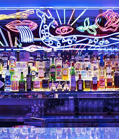 Colourful bar at Happy Paradise