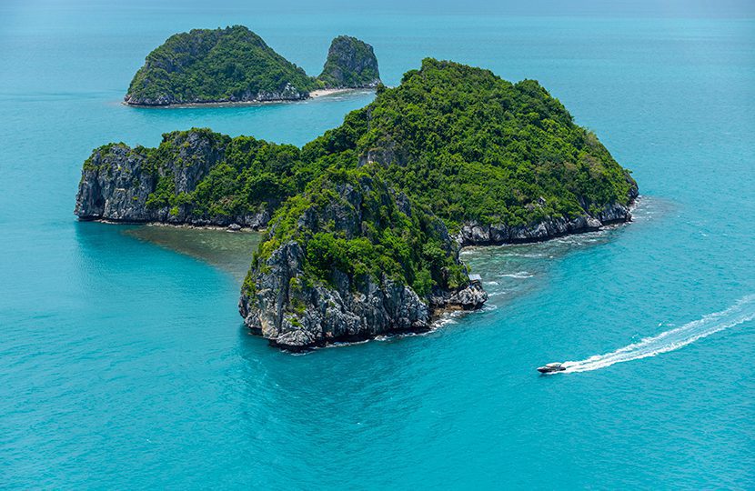 Samui Baan Taling Ngam Lush green islands west of Samui