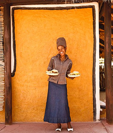 Chefs complements at Camp Baobab