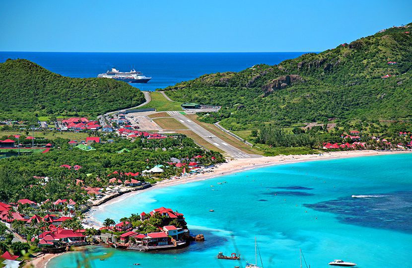 St. Barts Aerial View By Comit du Tourisme de Saint Barth lemy