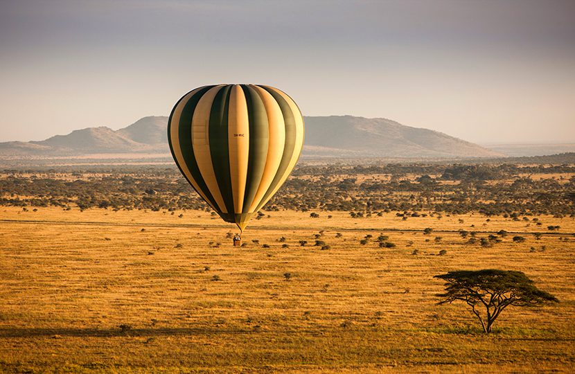 Hot air balloon safari with Four Seasons Safari Lodge Serengeti
