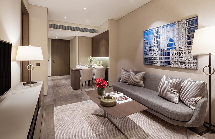 Elegant serviced apartments at Oakwood Premier OUE Singapore
