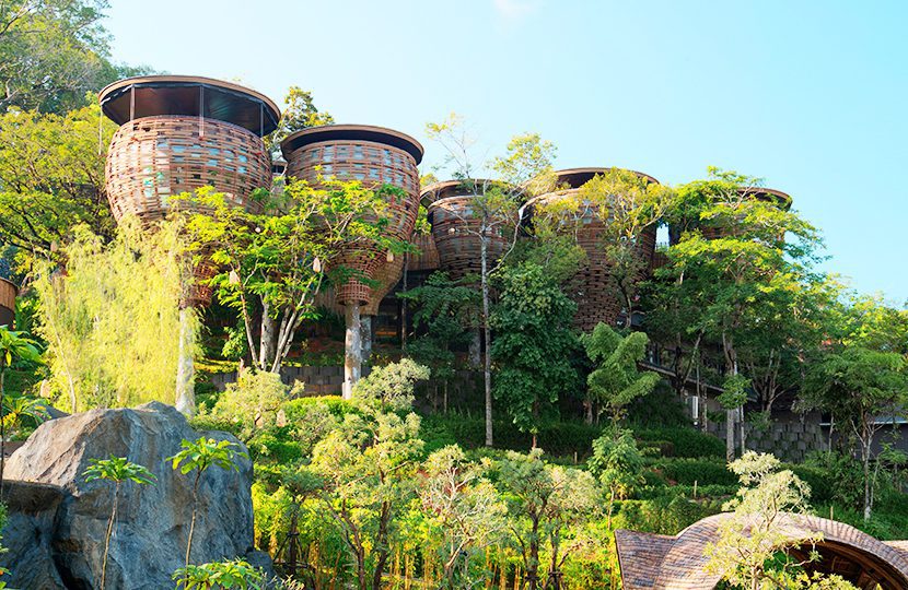 Keemala is a five star eco friendly resort and spa nestled in the mountains behind Kamala beach