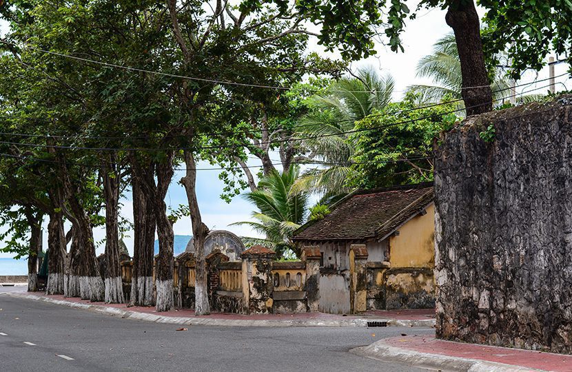Old architecture of ancient prisons with many trees in Con Dao island by Phuong D. Nguyen