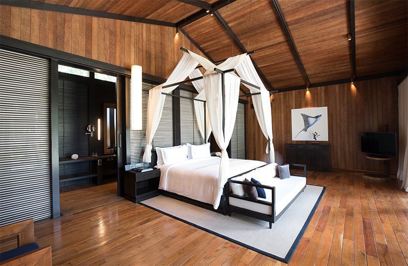 Taj Exotica Hotel contemporary beach chic interiors of the Delux Villa