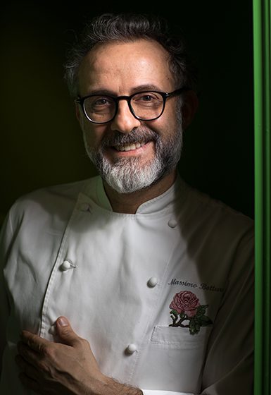 Chef Massimo Bottura courtesy of Alessandro Moggi
