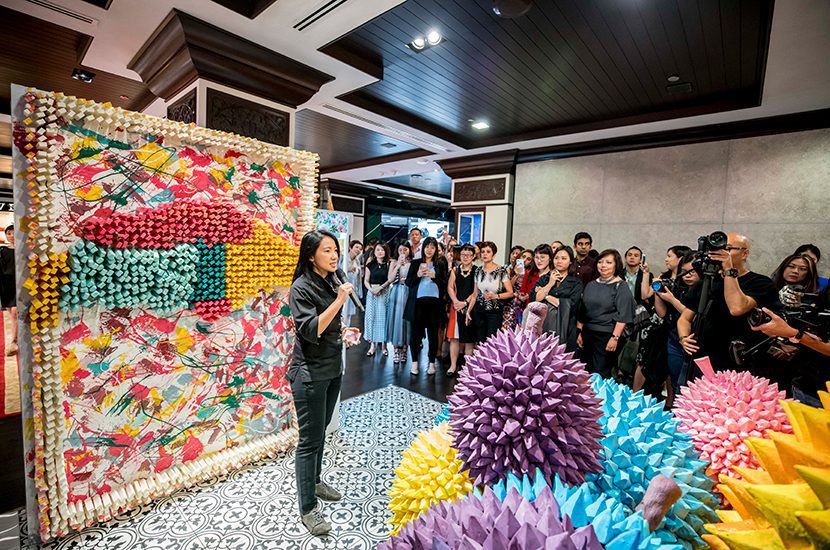 Janice Wong presents her 3-part installation to guests