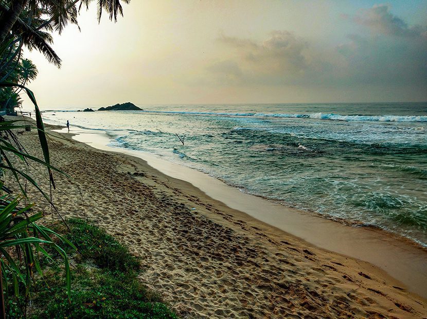 Galle's outlying beaches are their best at dawn