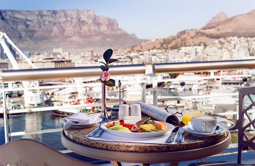 Exceptional views from The Table Bay hotel