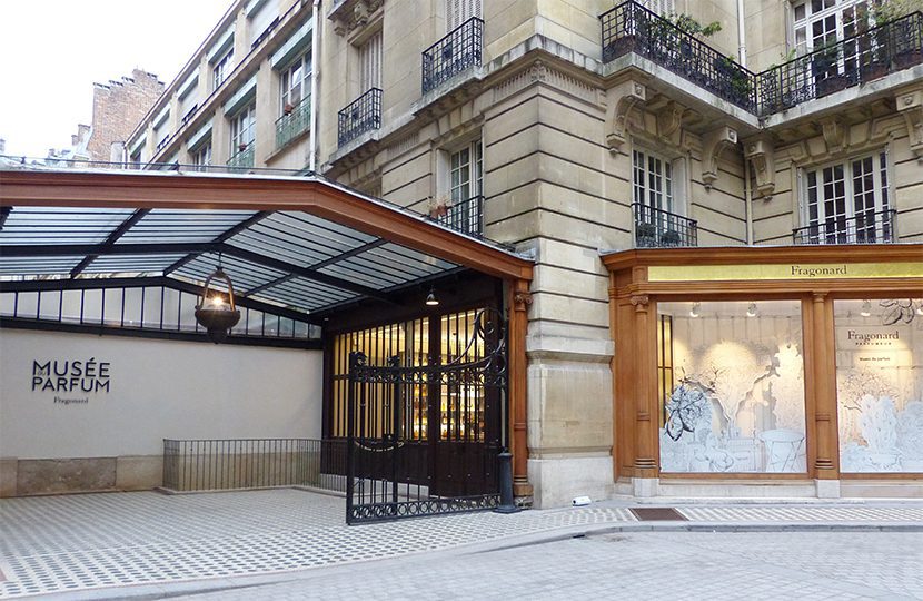 Entrance of the Museè du Parfum Fragonard, Paris