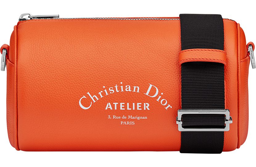 For Him CHRISTIAN DIOR ATELIER Grained calfskin roller pouch 1,700 SGD