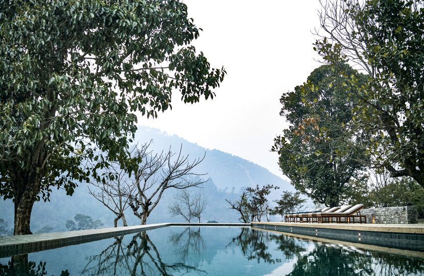 Sky pool, Amankora Punakha Lodge