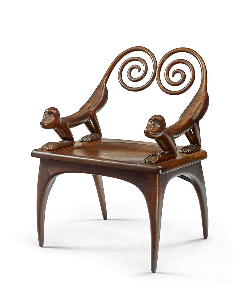 “Monkey” Armchair Estimate $20-30,000