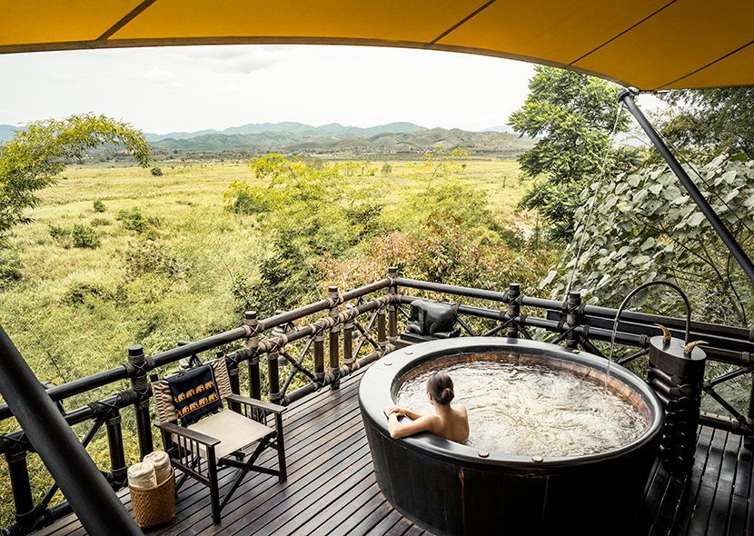 Couples Connect at Four Seasons Tented Camp Golden Triangle