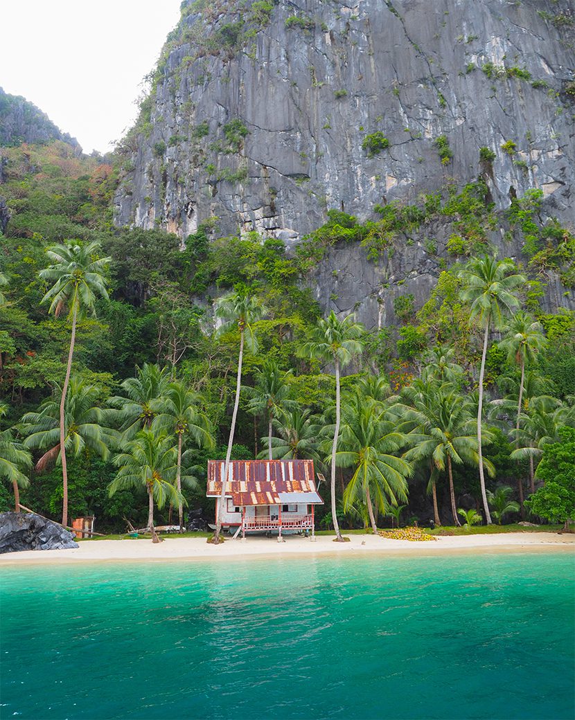 Not far from El Nido, the ultimate island shack sits waiting for its keepers