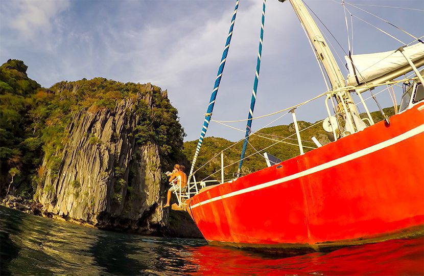 A private sailboat lets you see parts of the archipelago otherwise unreachable