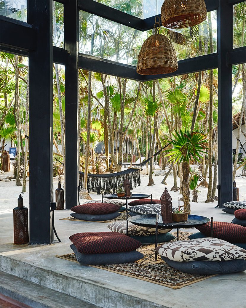 Habitas Tulum lobby